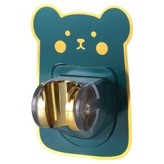 몬드스팟 귀여운 부착형 무타공 샤워기헤드 홀더 YY57786, 그린