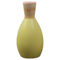 Dalsogum 陶瓷清酒瓶 德利瓶 酒瓶 酒瓶 手捏德利瓶 檸檬 280ml, 1個