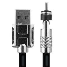 컴스 3 in 1 마그네틱 멀티 케이블 USB-C타입 iOS 8핀 마이크로 5핀 IH683, 혼합색상, 1m, 1개