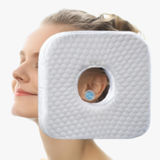 엠지스픽 귀안아픈 베개, 화이트, 1개