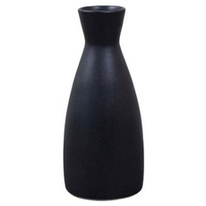 Dalsogum 陶瓷清酒瓶 燒酒瓶 德利瓶 黑色 400ml, 1個