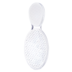 上手家居 超微米玻璃磨腳皮刀 雙面紋路 溫和磨皮安全不痛 可水洗設計 圓潤弧度好握使用更順手, 磨腳款, 1支