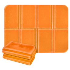 小麥購物 折疊戶外坐墊 G808 14g 3個, 柳橙橘