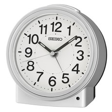 SEIKO 精工 時鐘 QHE199S 12.2 x 11.8 x 6.6cm, 白色