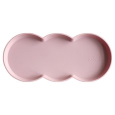 ade.l 三格矽膠托盤, 藕粉色, 1個