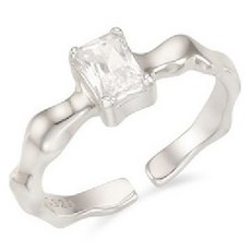 로아주 여성용 silver925 baguette shine ring