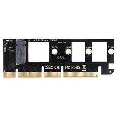 컴스 PCI Express 변환 카드 컨버터 M.2 NVME SSD KEY M to PCI-E 16x 어댑터, TB725