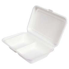 Papyrus 外帶沙拉便當包裝容器 白色 B-002, 50入, 1個