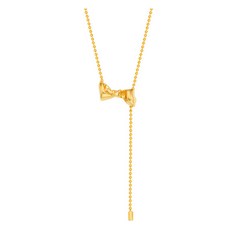 로아주 여성용 ribbon toggle boll chain strap