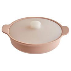 SiliPot 頂級矽膠鍋具容器扁平蒸架, 淡粉色, 1個