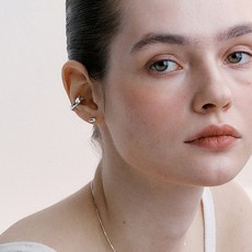 로아주 여성용 silver925 discliche volume earcuff