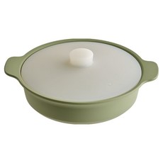 SiliPot 高級矽膠扁平蒸盤, 鼠尾草綠, 1個