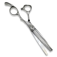 TOYANO KAZIYA 30齒 2溝 打薄剪刀 VG10, 1個, 銀色