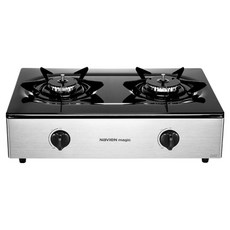 NaVIeN magic 瓦斯爐 2口 顧客自行安裝, GRF-1022PD(銀色), LPG