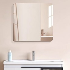 Healthydot 超簡易黏貼式壓克力鏡 圓角方形 30 x 30 cm, 單一顏色