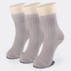 새실로 아동용 헤더 중목 양말 3족 세트