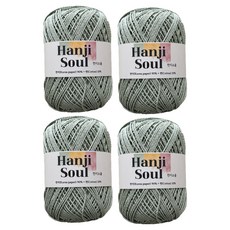 WoolClub Hanji Soul 韓紙90 棉10 編織線 50g, 4個, 706