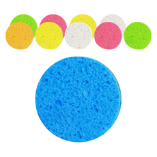 Scawiz壓縮棉花洗臉棉片 2號 50*10mm, 10個, 隨機出貨