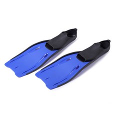 Elsso 輕裝潛水色彩線條雙蹼蛙鞋, 藍色