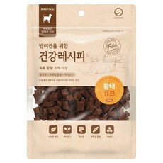 굿데이 강아지 건강레시피 간식, 황태 큐브, 300g, 1개