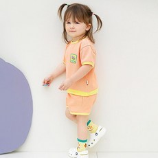 삠뽀요 아동용 애니와플 상하의 세트 NLECE18