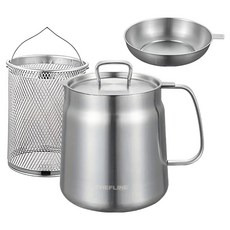 CHEFLINE 電磁爐 304不鏽鋼多功能鍋 2L, 1個, CLHH-KP28, 12.5cm