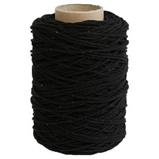 Ancalls Cotton Fetty 編織線 250g, 08 黑色, 1個