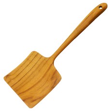 스와하 고급 티크나무 빅사이즈 뒤집개 31.5cm, 원목, 1개