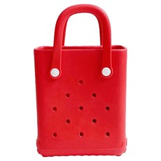 Mondspot EVA 配件 熊熊 DIY 浴室 沐浴籃 YY57798, 紅色
