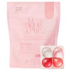 L'O DEUR Lette In England Color Fit 櫻桃花香全效合一膠囊洗衣精, 1個, 30入