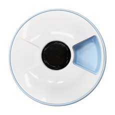 Nice u 毛樂趣 圓盤六格寵物自動餵食器, 藍色, 1.3g, 1個