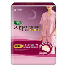 Depend 利清爽 女性時尚內褲型夜用成人紙尿褲, 7入, 大型, 1個