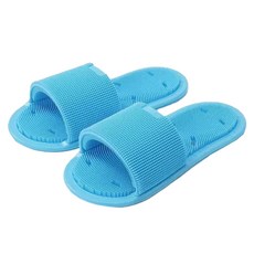 Mondspot 浴室矽膠洗腳吸盤刷 浴室拖鞋 YN014, 藍色, 1個