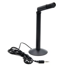 컴스 마트 유선 PC 스탠드 마이크 스테레오 3.5mm, 선택없음
