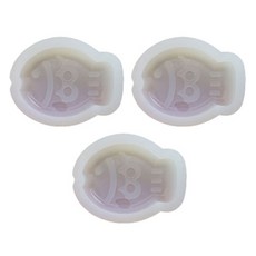 Fix9 UV樹脂藝術 樹脂矽膠模具 鯛魚燒 1 L 3p, 單一顏色