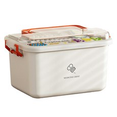 Dalloa Dait 2層分隔收納急救箱 紅色 29 x 21 x 18cm, 1個