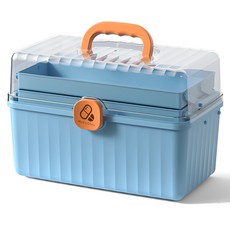 Dren 家用三層急救箱 藍色, 1個