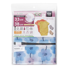minono 米諾諾 北歐 花朵洗衣袋 38 x 33cm, 1包, 混和顏色