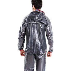 捷華 單售上衣分離式雨衣, 黑色