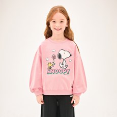 JELISPOON 女童 Peanuts 史努比野餐大學T恤