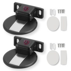 馬特洪峰磁吸門擋 黑色, 2個