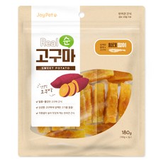조이펫 강아지 리얼 순 간식, 혼합맛(고구마/황태), 180g, 1개