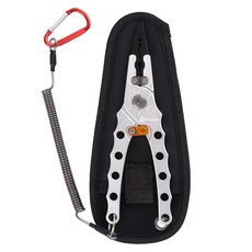 NASKAPI 多功能釣魚鉗 路亞鉗, 銀色, 1個