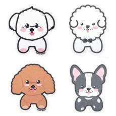 Sunny Enjoy 零廢棄纖維素狗媽媽菜瓜布4件組, 1套