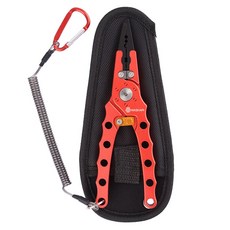 NASKAPI 多功能釣魚鉗 路亞鉗, 紅色, 1個