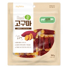조이펫 강아지 리얼 순 간식, 혼합맛(고구마/소고기), 180g, 1개 혼합맛(고구마/소고기), 180g, 1개