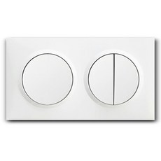 Legrand 羅格朗 Do-C 方形 Simple 2聯用 單切三路兩用 3開關 白色, 1個