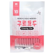 초심 고양이 구르구르 크리미츄 짜먹는 간식 11p, 연어, 132g, 1개