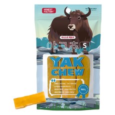 어니스트팩토리 강아지 야크츄 치즈간식 S 3p, 80g, 1개, 야크치즈