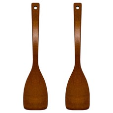 장미목 옻칠 일자 뒤집개, 우드, 2개